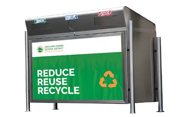 Hazelton Stainless Steel Recycling Stations