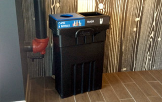 Recycling Bins for Washrooms & Restrooms Double Stream Recycling Bins & Containers