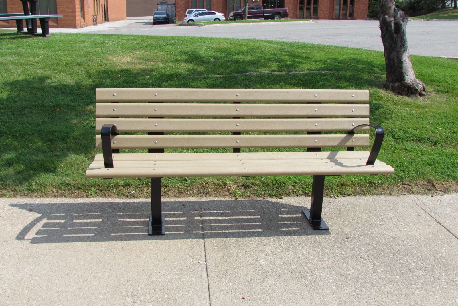 6 Foot Contour Bench | Waste Wise Products