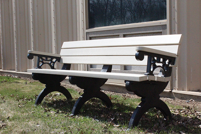 Monarque 6 Foot Backed Bench With Arms