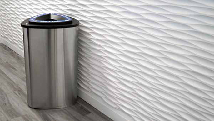 Spruce up your Office with Stainless Steel Garbage Cans