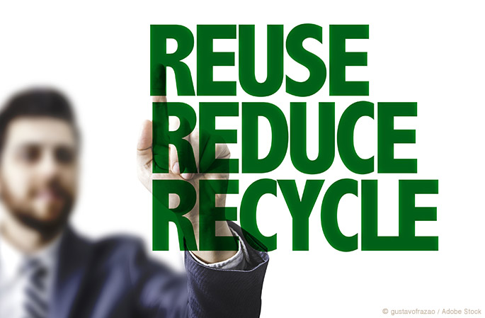 3 Ways to Reduce, Reuse, and Recycle At Work