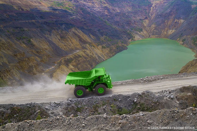 The World’s Largest Dump Truck Never Has To Be Recharged