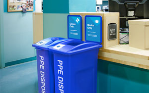 Waste Watcher PPE Collection Bins