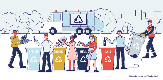 How to Separate Recycling Bins in the Workplace